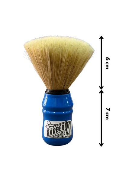 Emre Fırça Plastik Saplı Premium Sentetik Sakal Fırçası Mavi - 2