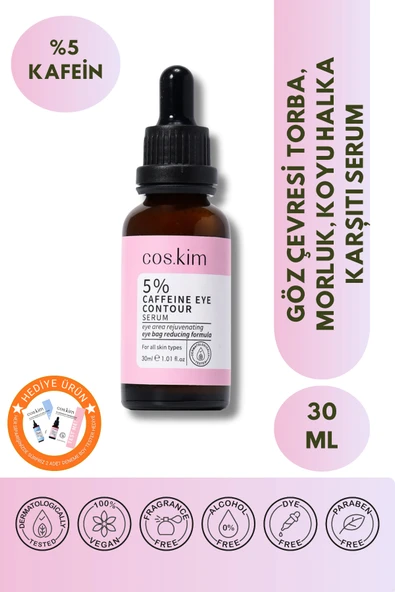 %5 Kafein Içeren Morluk Giderici - Aydınlatıcı Ve Canlandırıcı Göz Altı Serumu 30 ml