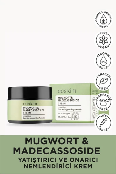 Mugwort Ve Madecassoside Içeren Yatıştırıcı Ve Onarıcı Nemlendirici Bakım Kremi 50 ml - 2