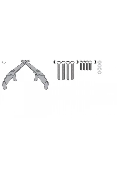 Givi ARKA ÇANTA DEMİRİ HONDA PCX 12 150 2010 2025 SR1190 ürün görseli