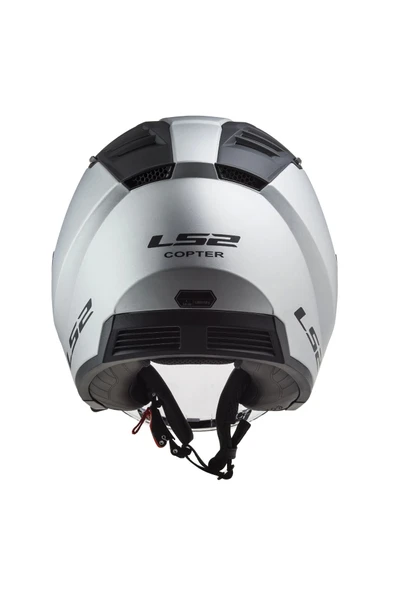 LS2 Copter 2 Mat Gri Kask - Resim 3