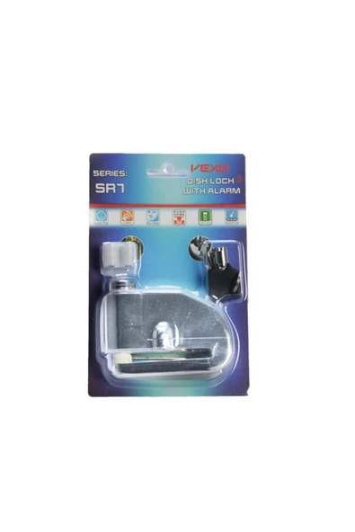 Vexo Sr7 Alarmli Di̇sk Ki̇li̇t Gri̇ - Resim 2