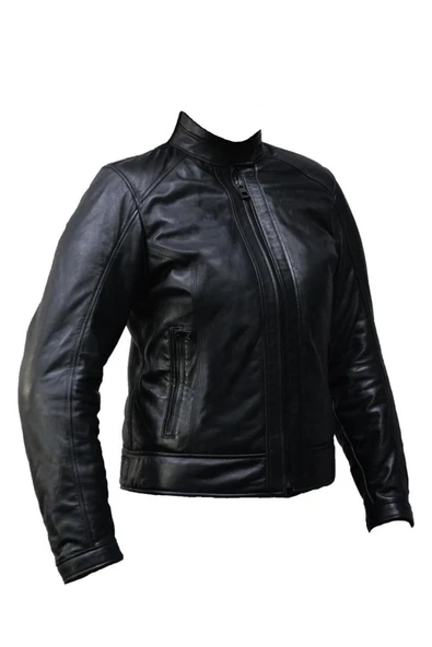 Vexo Kadın Siyah Moto Deri Mont