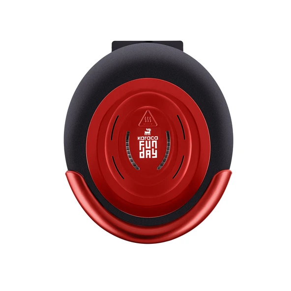 Karaca Funday Çıkarılabilir Plakalı Waffle Makinesi 1000W Redgold - 6