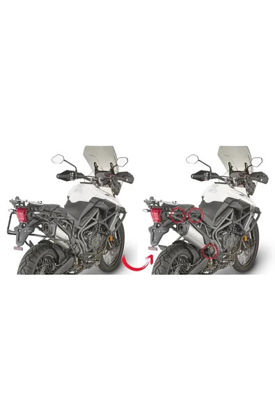 Givi GIVIPLR6413TRIUMPHTIGER800XC-800XR(18-19)YANÇANTATAŞIYICI ürün görseli 1