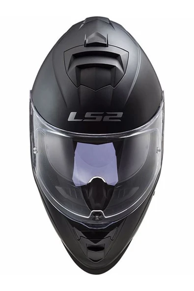 LS2 Storm 2 Mat Siyah Kask - Resim 3