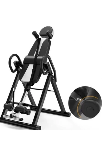 HEPİTOP Ters Duruş Sehpası, İnversiyon Terapi Aleti, Baş Aşağı Duruş Egzersiz Standı Inversion Therapy Siyah - 4