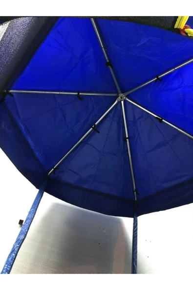 HEPİTOP 183 Cm Trambolin Fileli Güneş Korumalı Trambolin Çift Yönlü Fonksiyonel Kullanım - 4