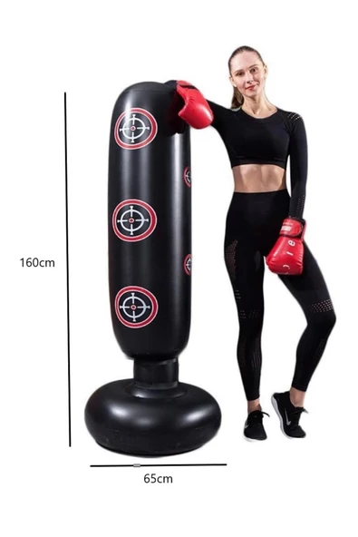 HEPİTOP 160 Cm Şişme Boks Torbası Dikey - 4