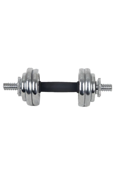 HEPİTOP Çantalı Döküm Plaka Dambıl Seti 15 Kg Krom Dumbbell Set - 5