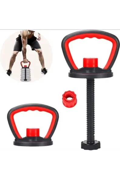 HEPİTOP Çantalı Döküm Demir Plaka Dambıl Seti 55 Kg Krom Dumbbell Set - 4