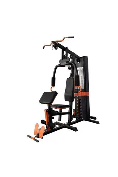HEPİTOP 68 Kg Ağırlık Plakalı Çok Fonksiyonlu Ev Spor Aleti | 205x100x200 cm Full Body Çalışma İstasyonu - 2