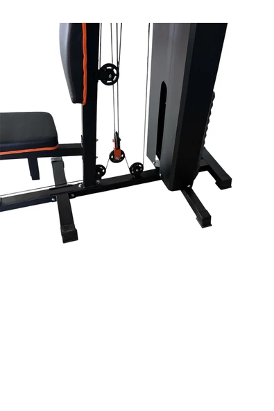 HEPİTOP 68 Kg Ağırlık Plakalı Çok Fonksiyonlu Ev Spor Aleti | 205x100x200 cm Full Body Çalışma İstasyonu - 5