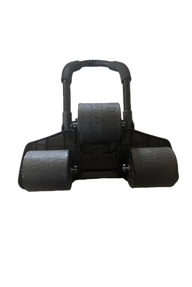 HEPİTOP Dijital Sayaçlı Çek Bırak Karın Egzersiz Aleti | 3 Tekerli Ab Wheel + Diz İçin Mat Dahil - 3