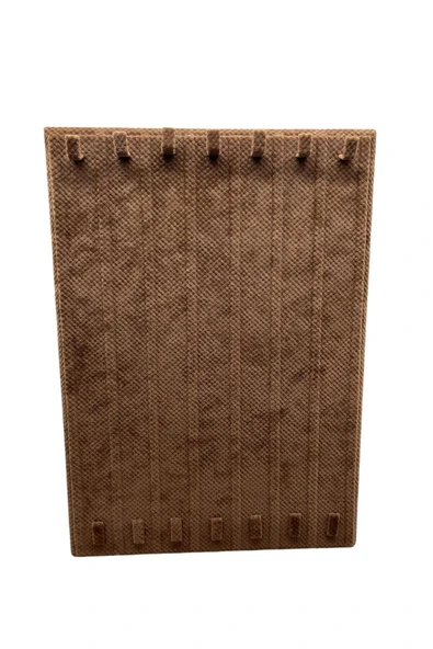Keten Kumaş Kahve Renk 35/25 Cm Ayaklı Tırnaklı Tesbih Yüzük Kombin Sergileme Standı - 3