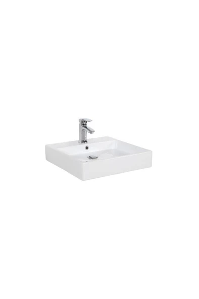 Next 40x50 Cm Setüstü Düz Kare Lavabo Nx242 ürün görseli