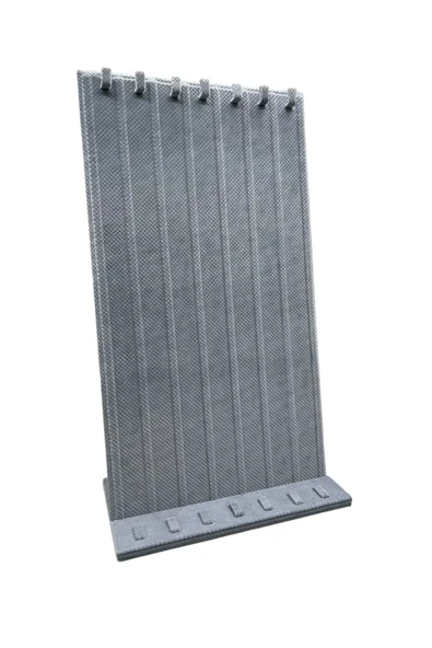 Keten Kumaş Mavi Renk 45/25 Cm Ayaklı Tırnaklı Tesbih Yüzük Kombin Sergileme Standı - 4