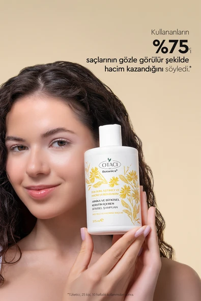 Botanics + Dolgunluk & Hacim Veren Bakım - Arnika ve Bitkisel Keratin İçeren Bitkisel Şampuan - 5