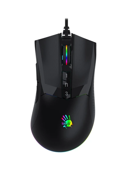 Bloody W90 Pro Siyah, 16.0000 Cpı Sensör, Rgb, 10 Tuşlu, Metal Ayaklı, Ultra Core 3&4 Aktifgaming (Oyuncu) Mouse - 1