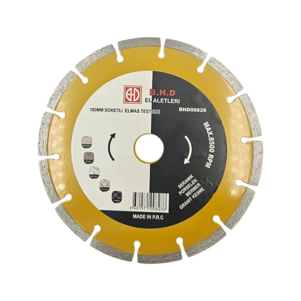 Fixonic B.H.D BHD00828 180mm Turbo Granit Mermer Kesici - Resim 2