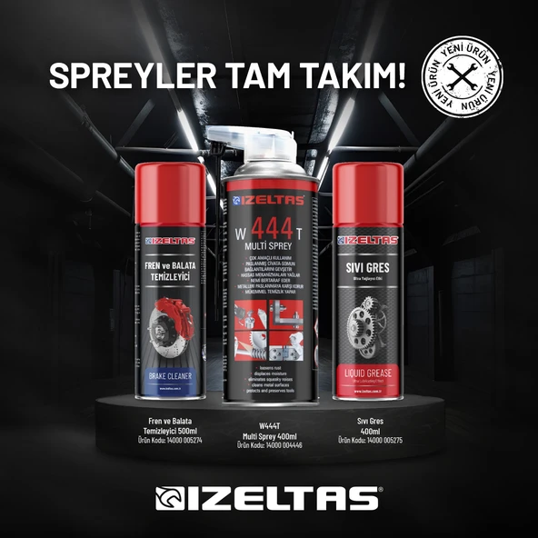 İzeltaş Yağlayıcı Ve Temizleyici Set 13000008100 ürün görseli