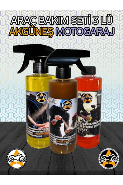 AKGÜNEŞ MOTOGARAJ AKGÜNEŞ ARABA BAKIM SETİ