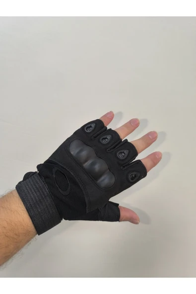 AKGÜNEŞ MOTOGARAJ Akgüneş TATİCAL Yarım Motosiklet ve Scooter Eldiveni YEŞİL VEYA SİYAH - 5