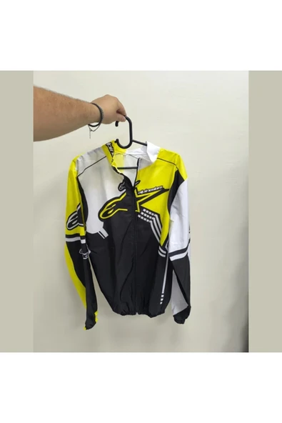 AKGÜNEŞ MOTOGARAJ Alphinstars Kaplamalı Motosiklet Yağmurluğu