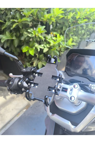 AKGÜNEŞ MOTOGARAJ Akgüneş Titreşim Engelleyicili Ayna Bağlantılı Telefon Tutucu - 2