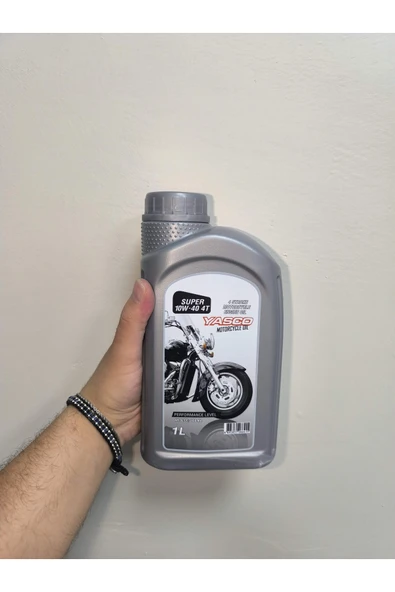 YASCO Super 10W‑40 4T Motosiklet Motor Yağı | 1 Litre | Soğuk Başlangıçta Kolay