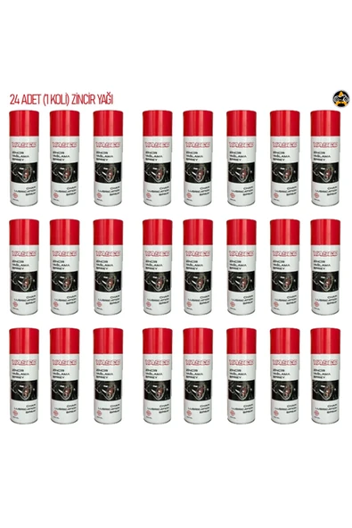 AKGÜNEŞ MOTOGARAJ AKGÜNEŞ 24 ADET 1 KOLİ MOTOSİKLET ZİNCİRİ YAĞI