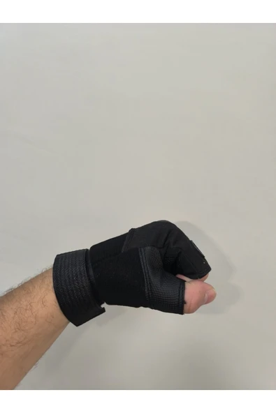 AKGÜNEŞ MOTOGARAJ Akgüneş TATİCAL Yarım Motosiklet ve Scooter Eldiveni YEŞİL VEYA SİYAH - 4