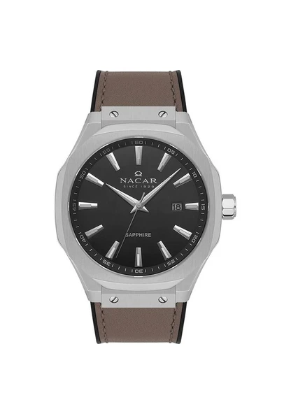 Nacar Nc34-29b684-abl7 Erkek Kol Saati Metalik Gri - Resim 2