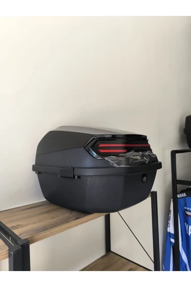 AKGÜNEŞ MOTOGARAJ Akgüneş Ithal 33 Lt Motosiklet Arka Çantası Topcase - 4