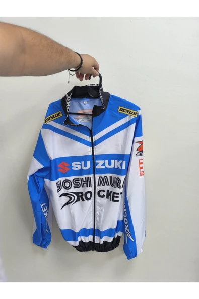 AKGÜNEŞ MOTOGARAJ SUZUKİ KAPLAMALI MOTORCU YAĞMURLUĞU