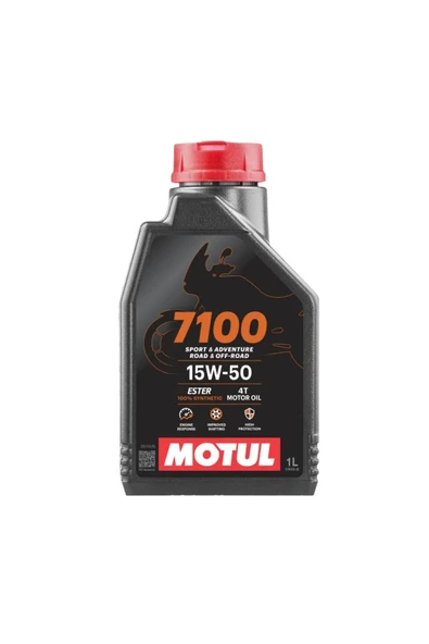 Motul 7100 10W40 & 15W50 Sentetik Motosiklet Motor Yağı – Yüksek Performans & Koruma