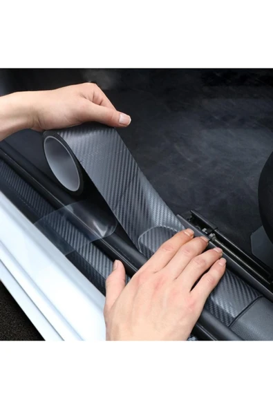 AKGÜNEŞ MOTOGARAJ Karbon Fiber Araba Koruyucu Bant