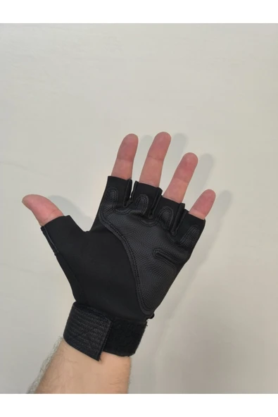 AKGÜNEŞ MOTOGARAJ Akgüneş TATİCAL Yarım Motosiklet ve Scooter Eldiveni YEŞİL VEYA SİYAH - 2