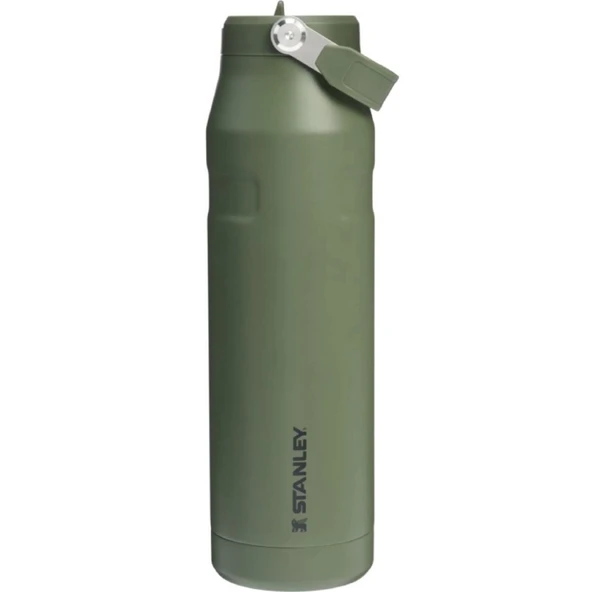 Stanley 10-12111-081 The IceFlow Flip Straw 1,06 Litre Pipetli Termos Bardak - Haki