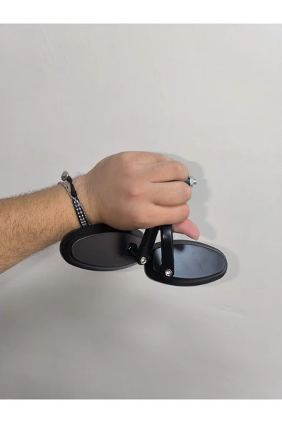 AKGÜNEŞ MOTOGARAJ EVRENSEL MAVİ GİDON AYNASI - 3