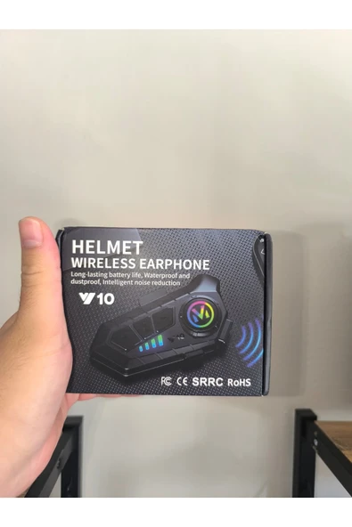 AKGÜNEŞ MOTOGARAJ MOTORCU KASK İÇİ İNTERCOM IŞIKLI - 3