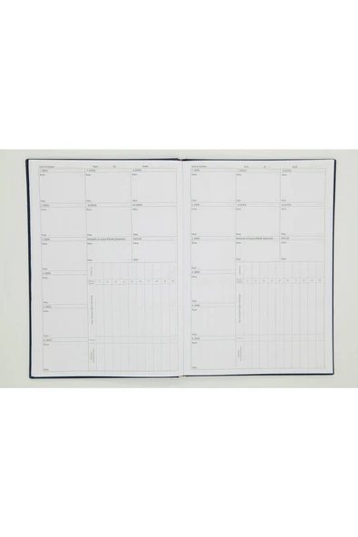 10 Ders Yoklamalı Defter Imperte 5321 (Sert Kapak) - 4