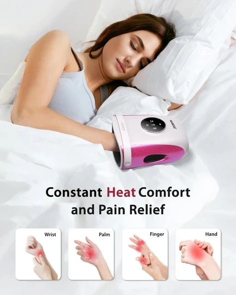 CINCOM El Masaj Makinesi Ağrı, Artrit ve Gelişmiş Dolaşım İçin - Beyaz - 3