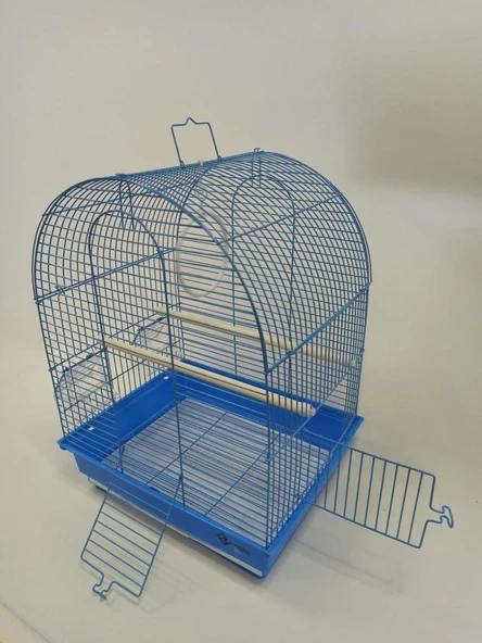 Dayang İki Kapılı Davul Kafes 35x28x46 cm Mavi - 2