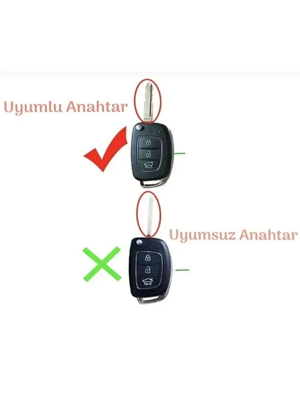 Hyundai Bayon I10 I20 Ix35 Elantra Tucson Anahtar Kılıfı 2. Ve 3.Resime Bakınız - Resim 2