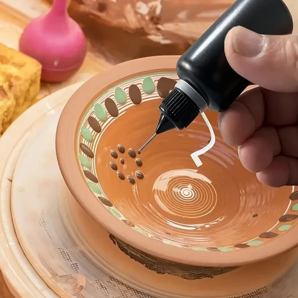 Hayal sepeti İğne Uçlu 100ml Tutkal kabı -Boya Şişesi - 2