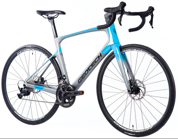 Geotech Legend Karbon Yol Yarış Bisikleti - Mat Gri Mavi - 2