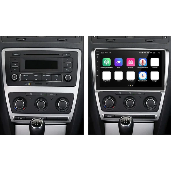 Skoda Octavia Android Multimedya Sistemi 4-64 Cadence (2004-2013) ürün görseli 1