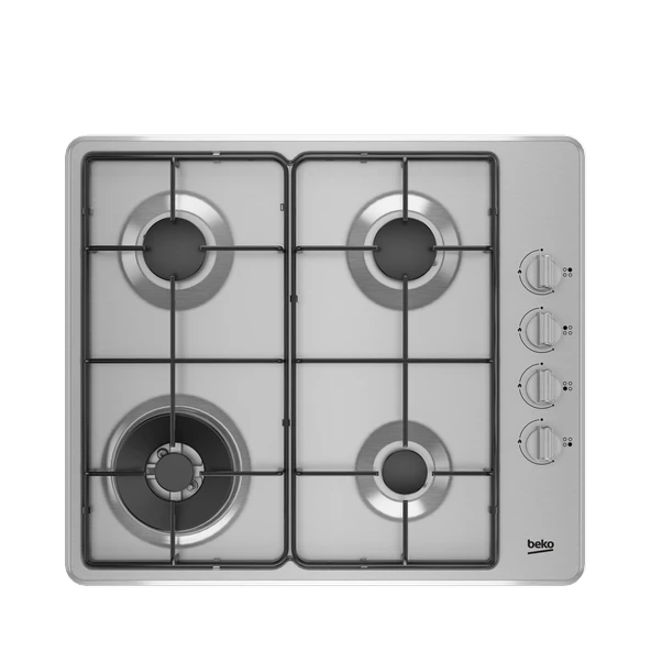Beko BSOMD D 611EWI Wok Gözlü İnox Set Üstü Ocak - 1