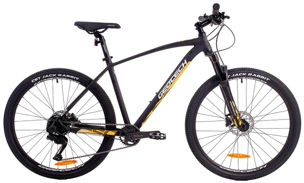 Geotech Mode Elite 27,5 Jant 9 Vites HD Dağ Bisikleti - Mat Siyah Sarı - 1